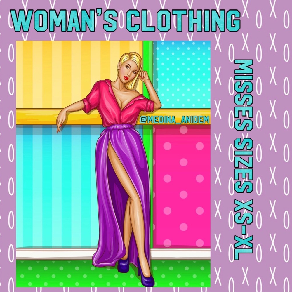 Woman’s Clothing Misses Sizes XS-XL